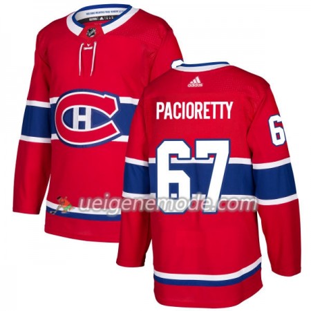 Herren Eishockey Montreal Canadiens Trikot Max Pacioretty 67 Adidas 2017-2018 Rot Authentic